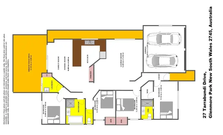 Floorplan of Homely house listing, 27 Tarrabundi Drive, Glenmore Park NSW 2745
