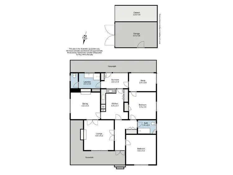 Floorplan of Homely house listing, 21 Wedge Street, Benalla VIC 3672