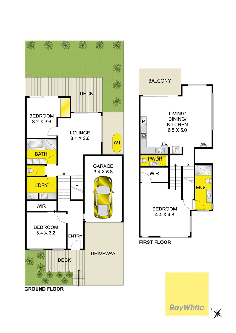 Floorplan of Homely townhouse listing, 48 Springdale Rise, Highton VIC 3216