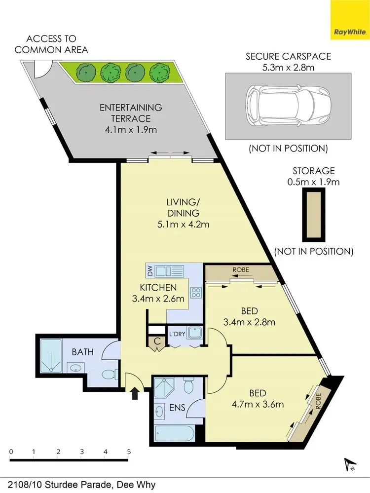Floorplan of Homely apartment listing, 2108/10 Sturdee Parade, Dee Why NSW 2099