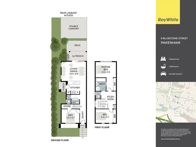 Floorplan of Homely house listing, 9 Bluestone Street, Pakenham VIC 3810