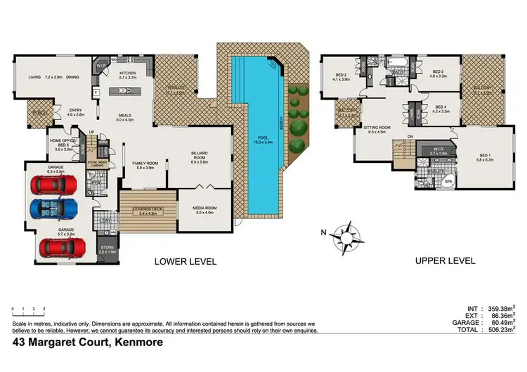 Floorplan of Homely house listing, 43 Margaret Court, Kenmore QLD 4069