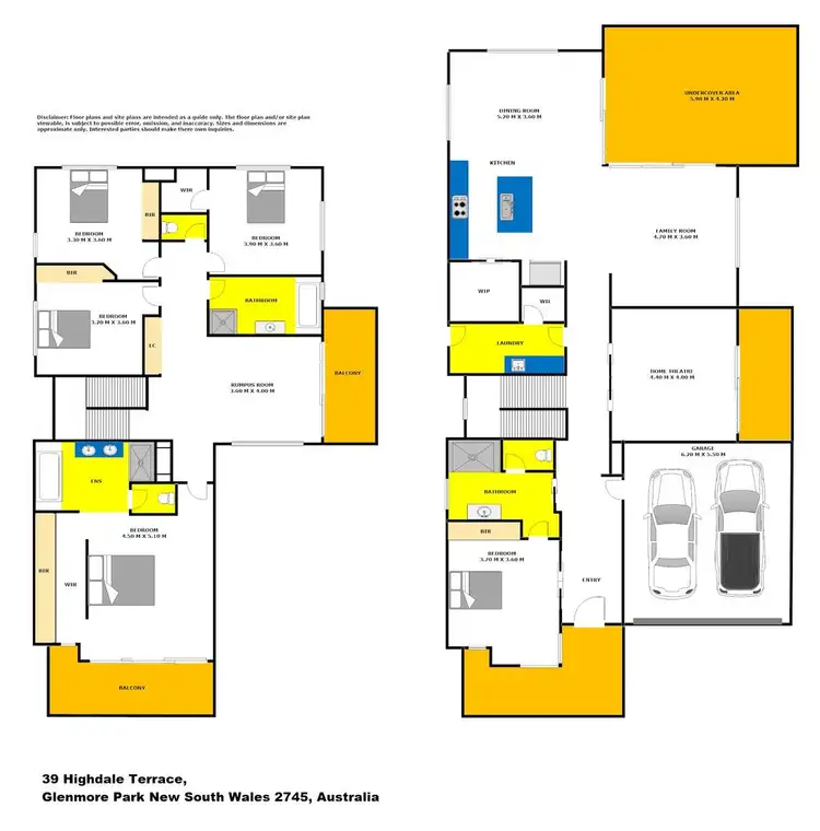 Floorplan of Homely house listing, 39 Highdale Terrace, Glenmore Park NSW 2745
