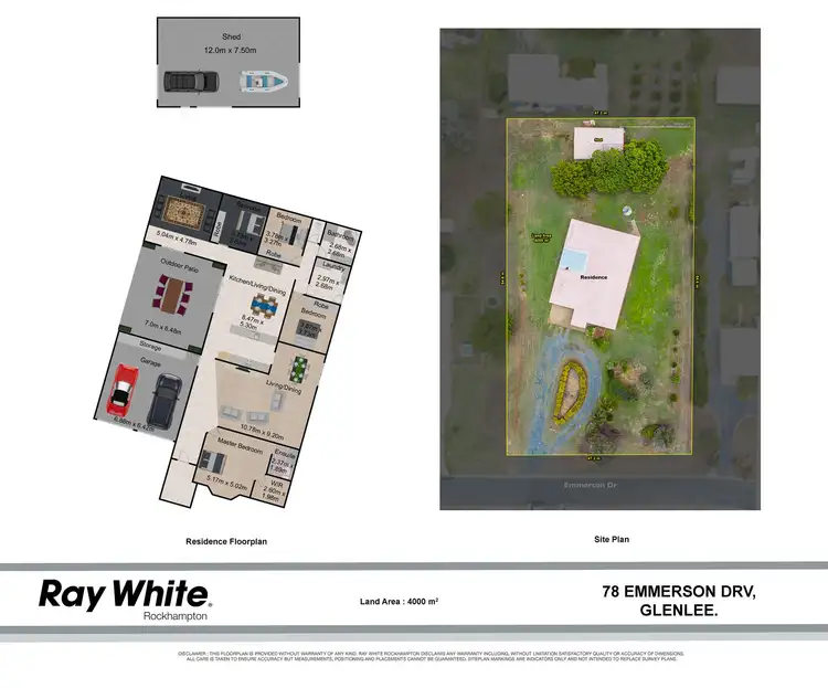 Floorplan of Homely house listing, 78 Emmerson Drive, Glenlee QLD 4711