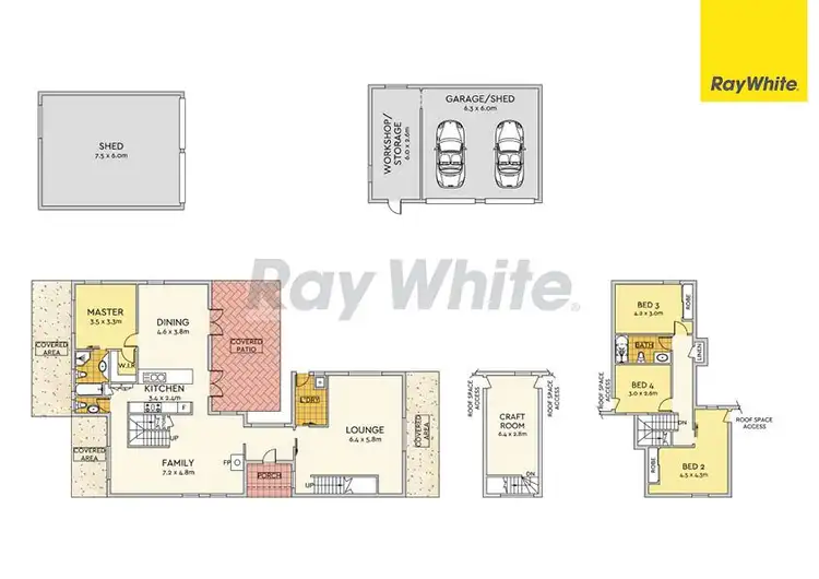 Floorplan of Homely house listing, 313-315 Diddillibah Road, Diddillibah QLD 4559