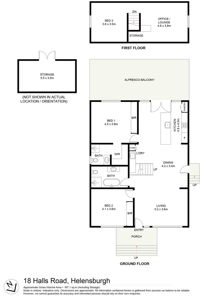 Floorplan of Homely house listing, 18 Halls Road, Helensburgh NSW 2508
