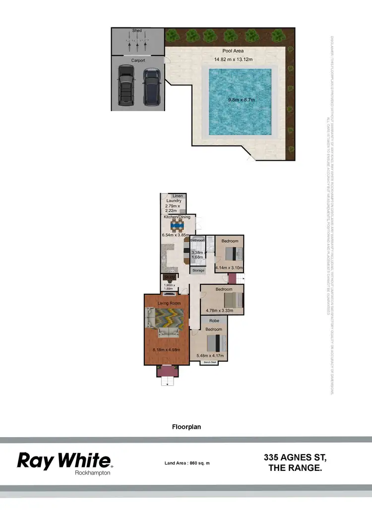 Floorplan of Homely house listing, 335 Agnes Street, The Range QLD 4700