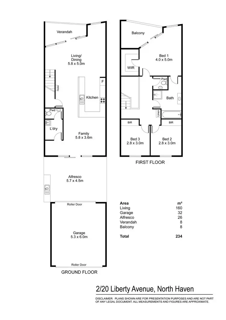 Floorplan of Homely house listing, 2/20 Liberty Avenue, North Haven SA 5018