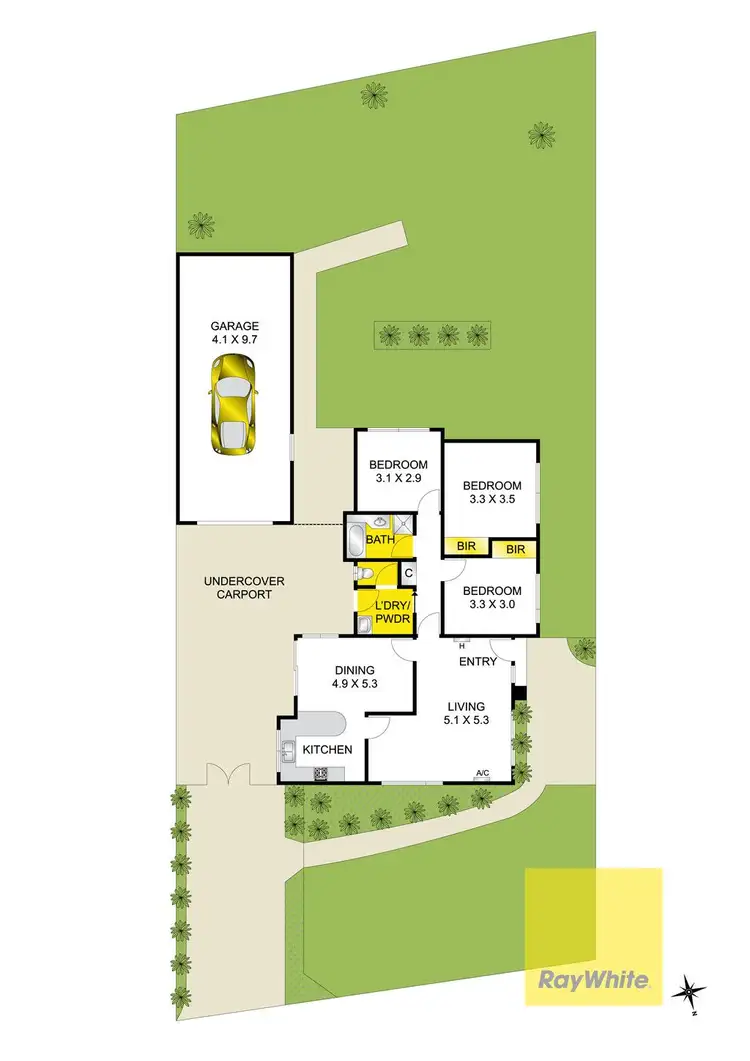 Floorplan of Homely house listing, 4 Rockley Close, Corio VIC 3214