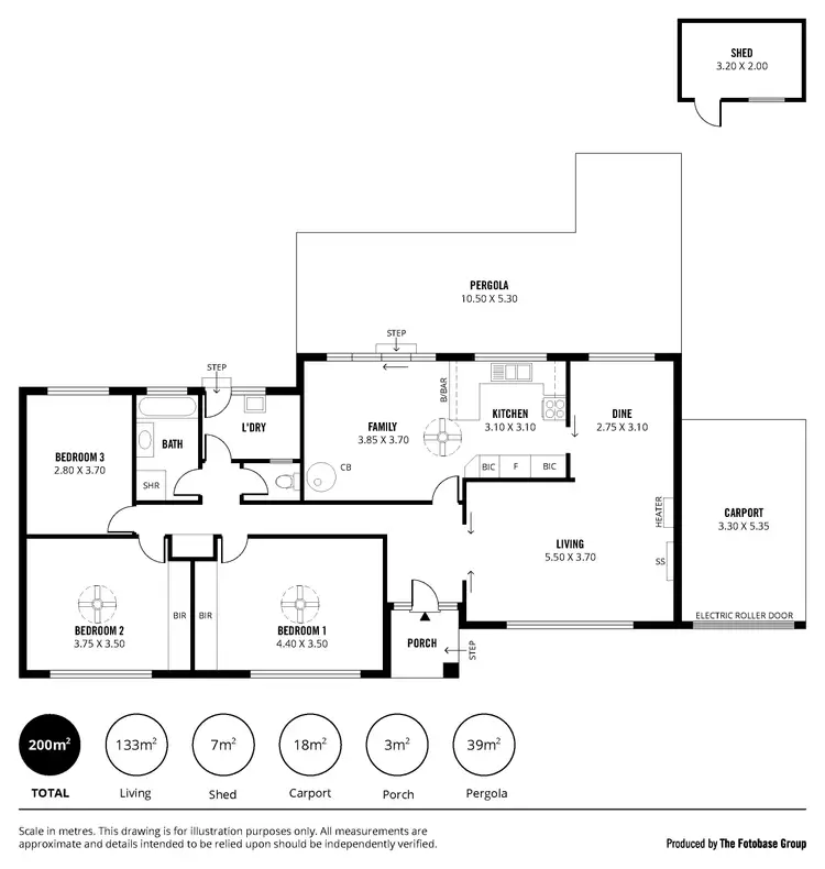 Floorplan of Homely house listing, 25 Bellaview Road, Flagstaff Hill SA 5159