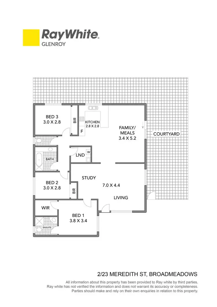 Floorplan of Homely unit listing, 2/23 Meredith Street, Broadmeadows VIC 3047