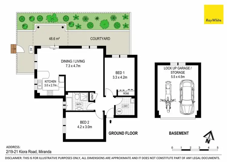 Floorplan of Homely apartment listing, 2/19-21 Kiora Road, Miranda NSW 2228