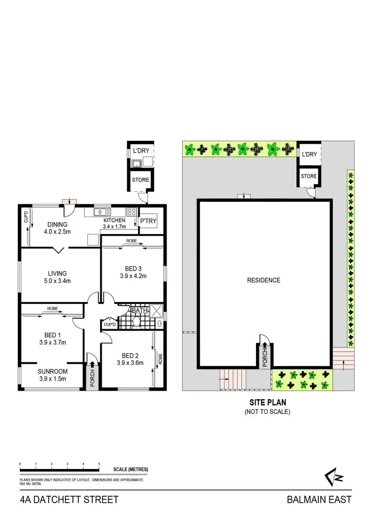 Floorplan of Homely house listing, 4A Datchett Street, Balmain East NSW 2041