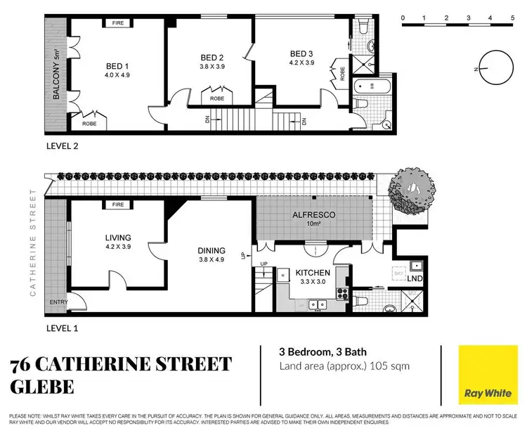 Floorplan of Homely house listing, 76 Catherine Street, Glebe NSW 2037