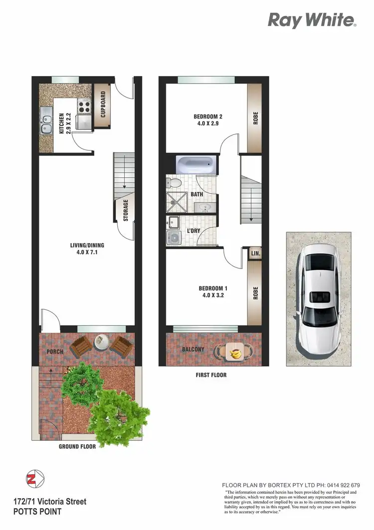 Floorplan of Homely apartment listing, 172/71 Victoria Street, Potts Point NSW 2011