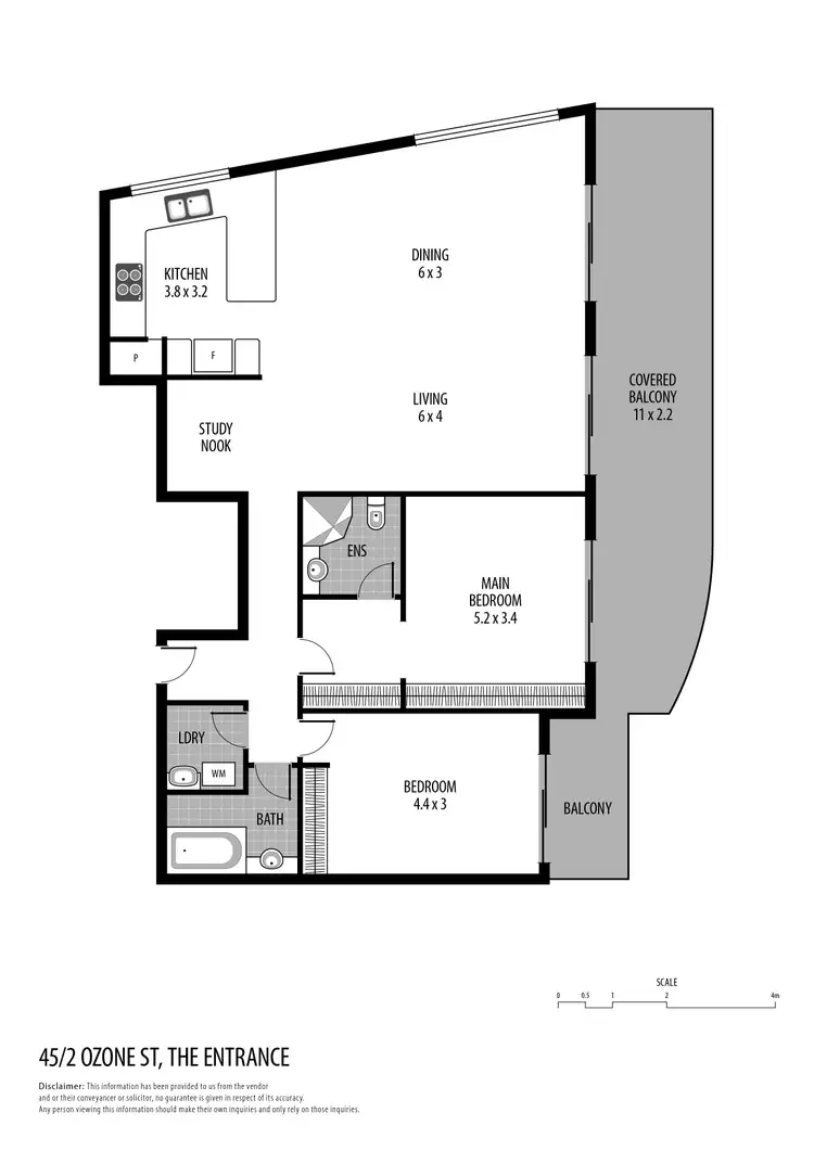 Floorplan of Homely unit listing, 45/2-8 Ozone Street, The Entrance NSW 2261