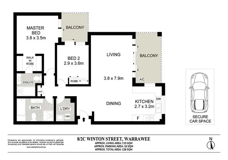 Floorplan of Homely apartment listing, 8/2C Winton Street, Warrawee NSW 2074