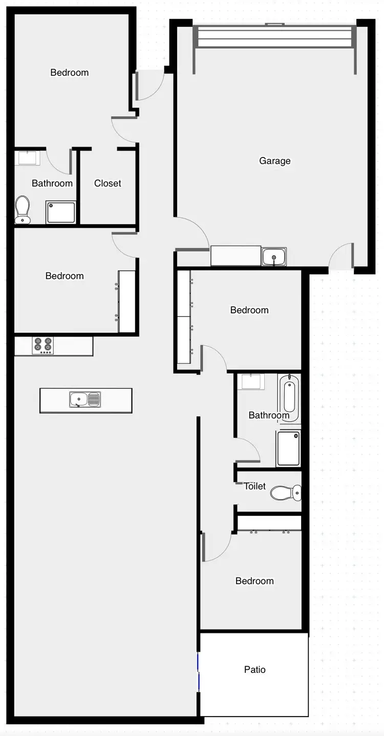 Floorplan of Homely house listing, 21 Boomerang Court, Mildura VIC 3500
