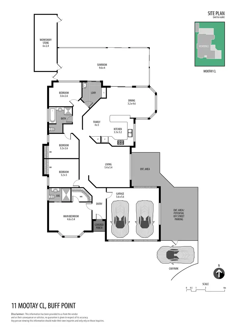 Floorplan of Homely house listing, 11 Mootay Close, Buff Point NSW 2262