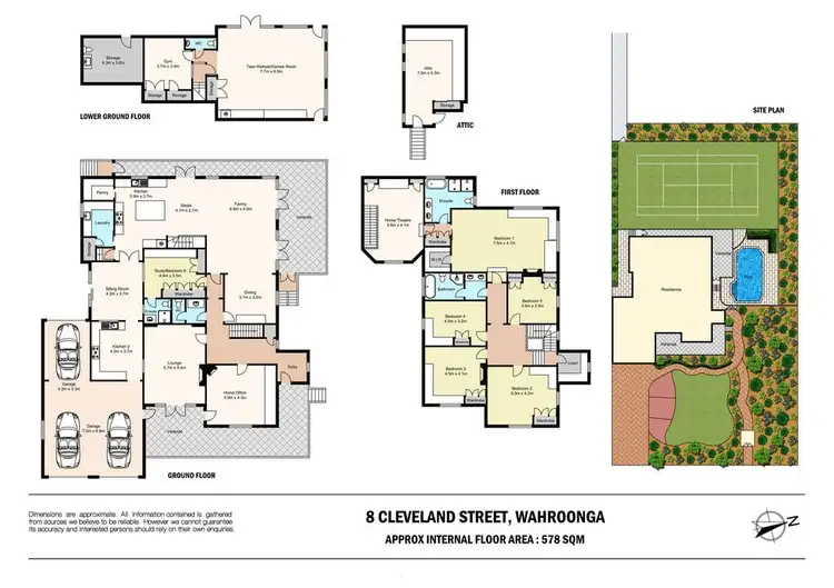 Floorplan of Homely house listing, 8 Cleveland Street, Wahroonga NSW 2076