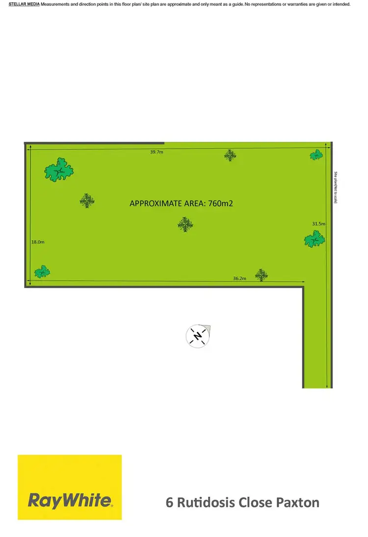 Floorplan of Homely land listing, 6 Rutidosis Close, Paxton NSW 2325