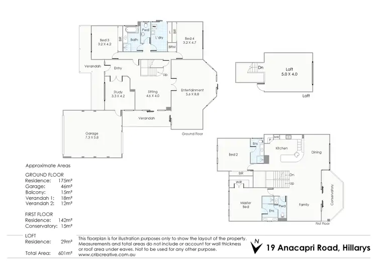 Floorplan of Homely house listing, 19 Anacapri Road, Hillarys WA 6025