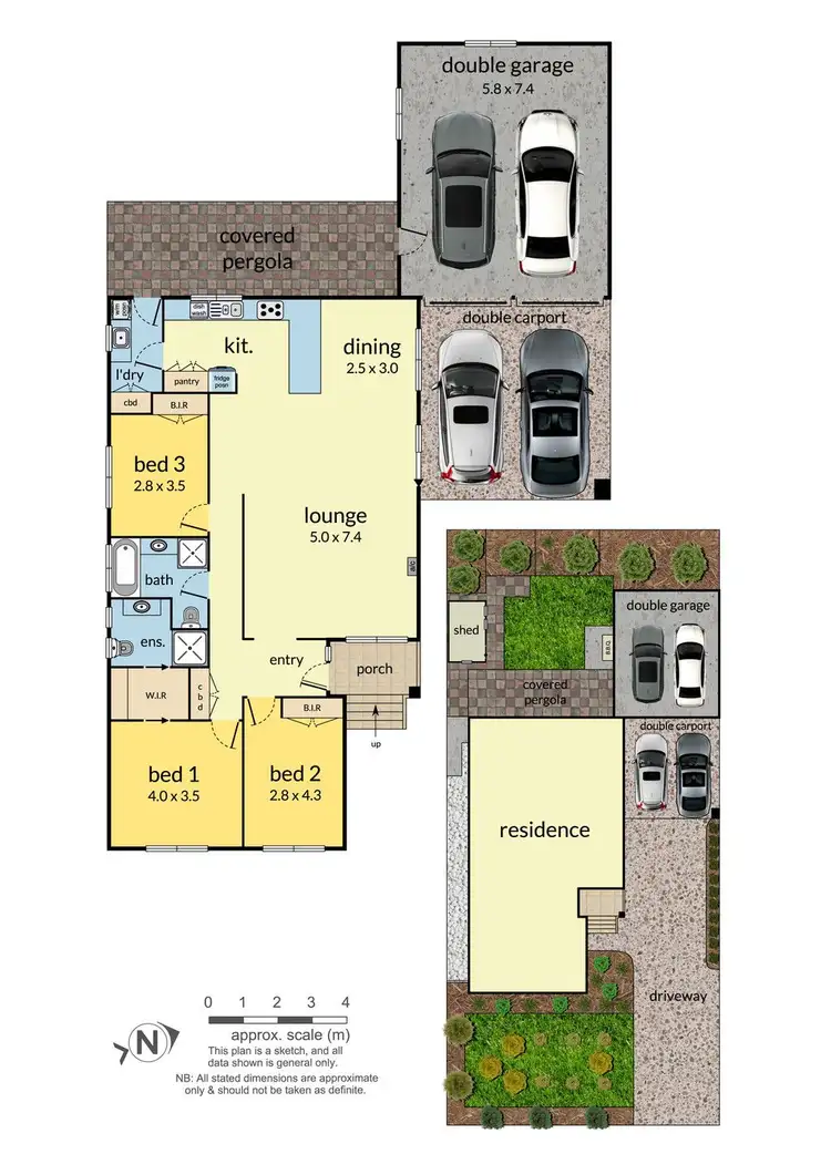 Floorplan of Homely house listing, 22 Browns Road, Noble Park North VIC 3174