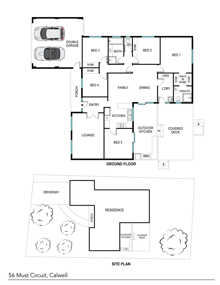 Floorplan of Homely house listing, 56 Must Circuit, Calwell ACT 2905