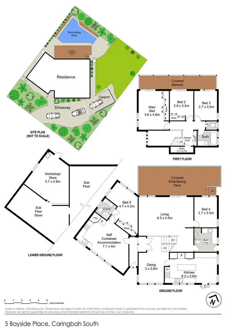 Floorplan of Homely house listing, 5 Bayside Place, Caringbah South NSW 2229