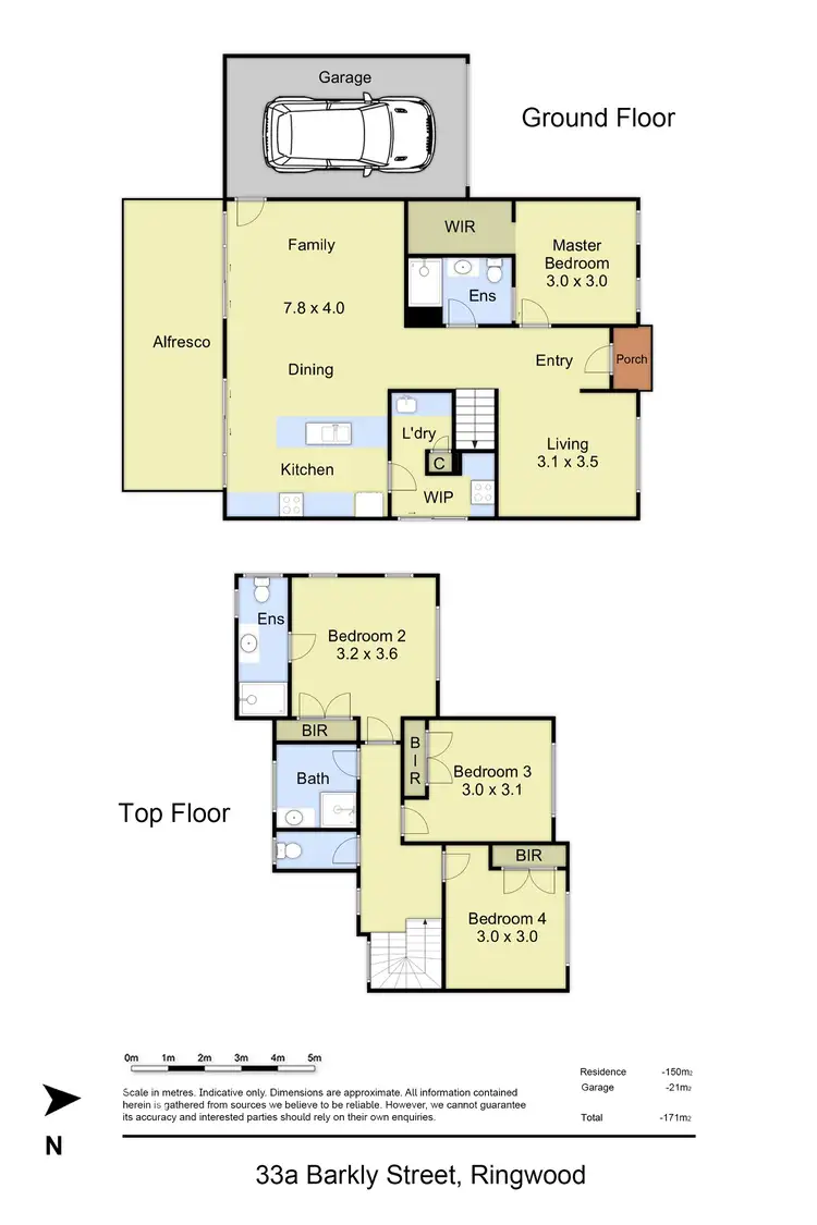 Floorplan of Homely house listing, 33A Barkly Street, Ringwood VIC 3134