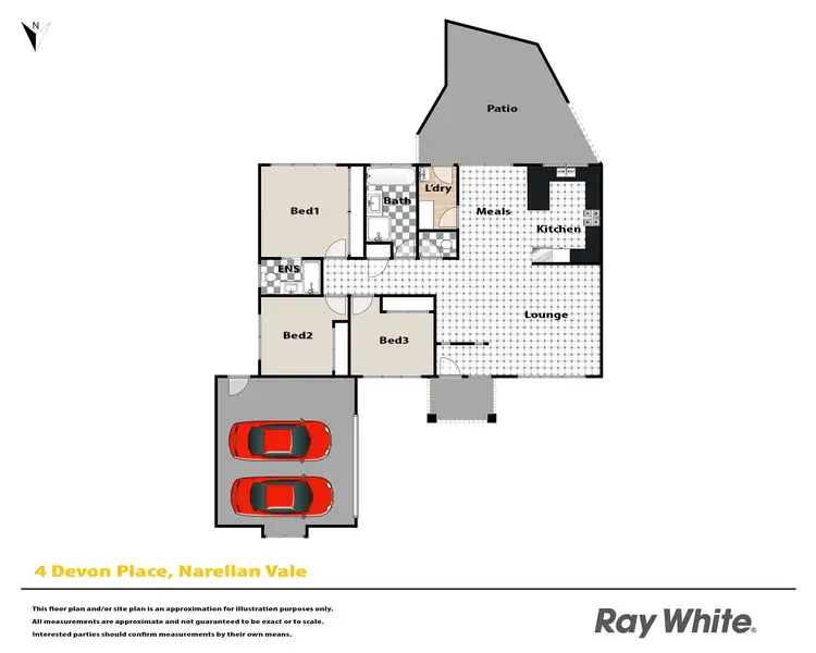 Floorplan of Homely house listing, 4 Devon Place, Narellan Vale NSW 2567
