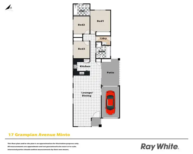 Floorplan of Homely house listing, 17 Grampian Avenue, Minto NSW 2566