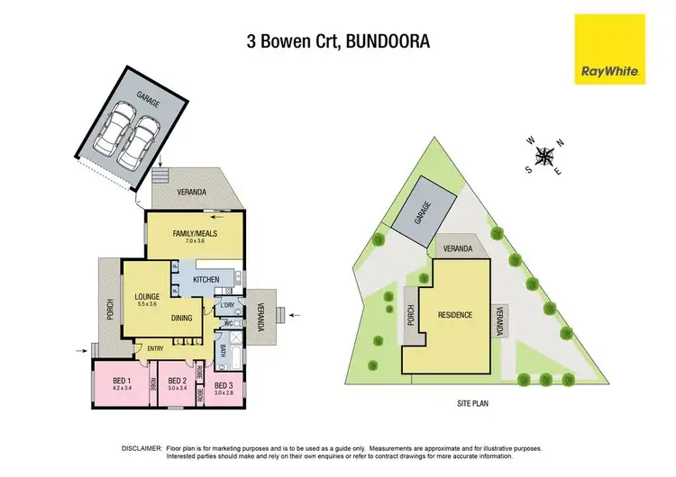 Floorplan of Homely house listing, 3 Bowen Court, Bundoora VIC 3083