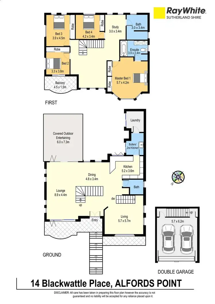Floorplan of Homely house listing, 14 Blackwattle Place, Alfords Point NSW 2234