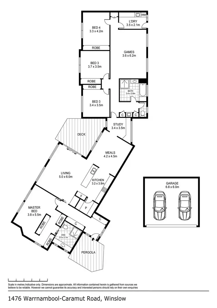 Floorplan of Homely house listing, 1476 Warrnambool-Caramut Road, Winslow VIC 3281