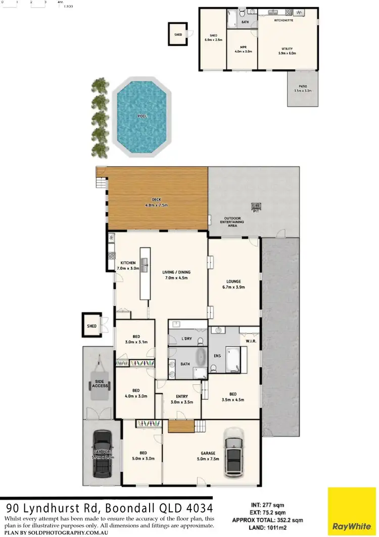 Floorplan of Homely house listing, 90 Lyndhurst Road, Boondall QLD 4034