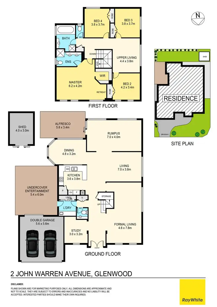 Floorplan of Homely house listing, 2 John Warren Avenue, Glenwood NSW 2768