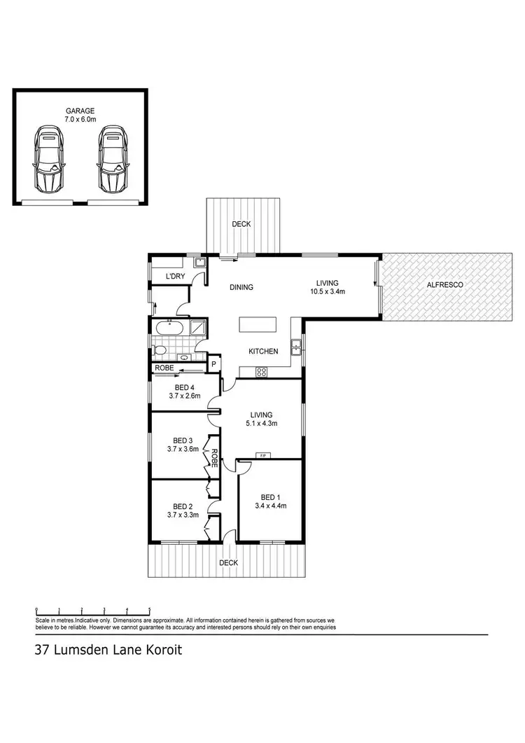 Floorplan of Homely house listing, 37 Lumsdens Lane, Koroit VIC 3282
