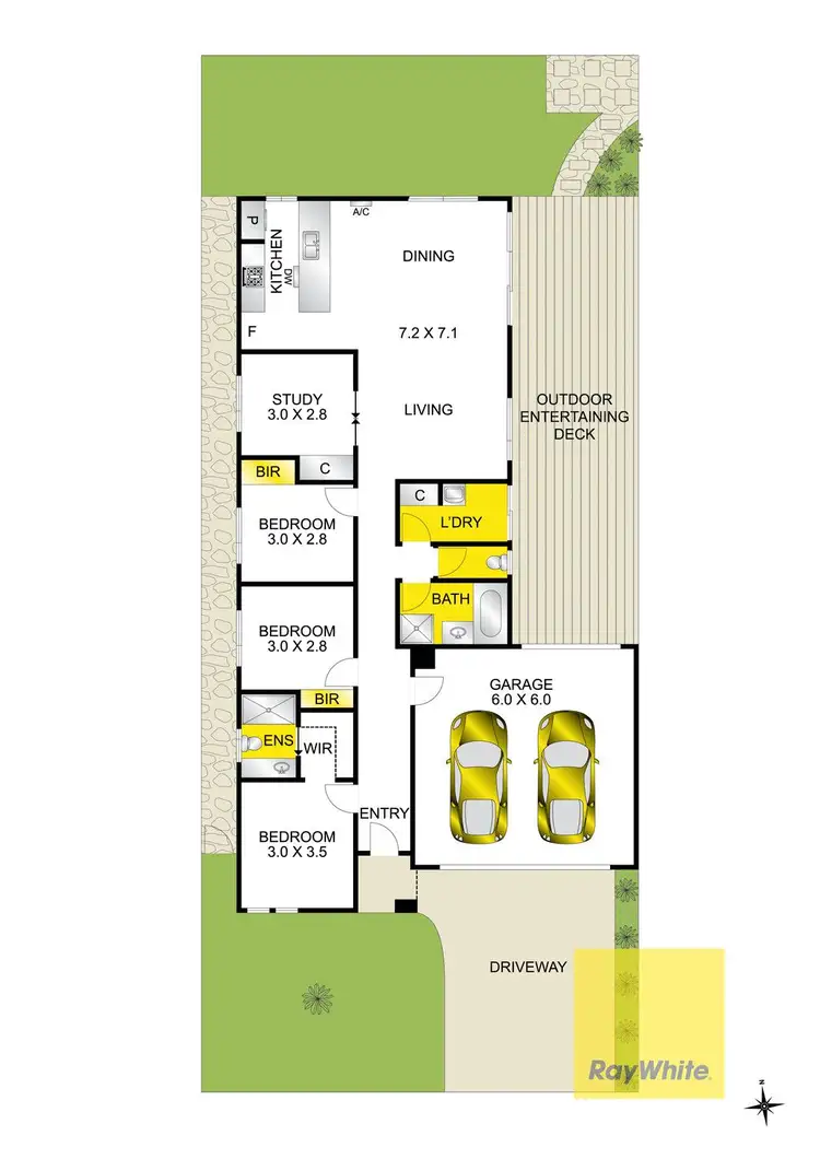 Floorplan of Homely house listing, 8 Winton Street, Charlemont VIC 3217