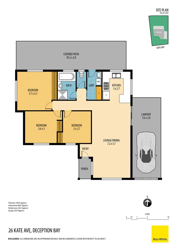 Floorplan of Homely house listing, 26 Kate Avenue, Deception Bay QLD 4508