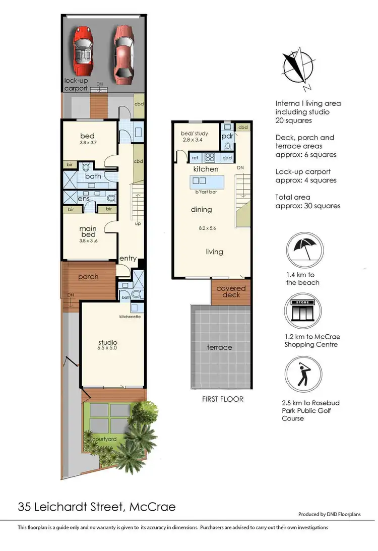 Floorplan of Homely house listing, 35 Leichardt Street, Mccrae VIC 3938