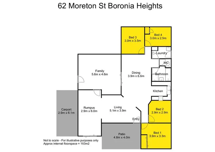 Floorplan of Homely house listing, 62 Moreton Street, Boronia Heights QLD 4124