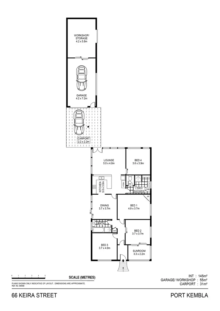 Floorplan of Homely house listing, 66 Keira Street, Port Kembla NSW 2505