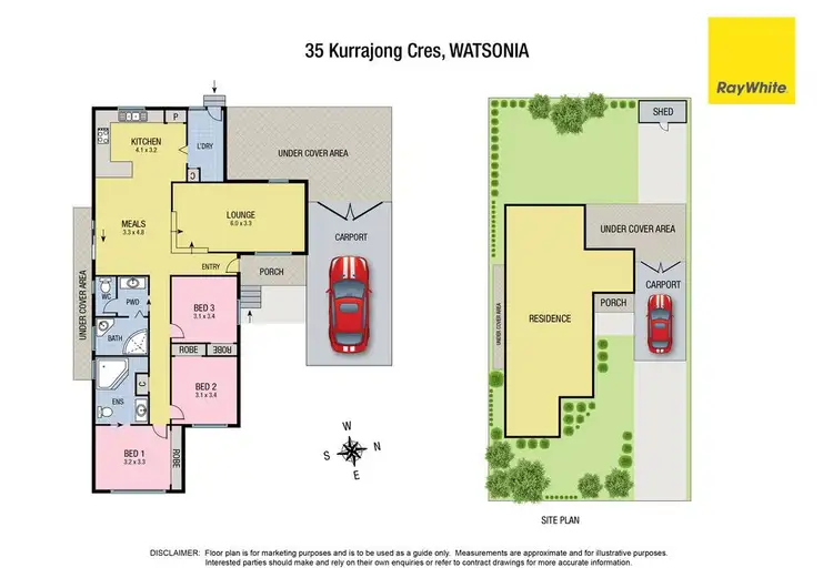 Floorplan of Homely house listing, 35 Kurrajong Crescent, Watsonia North VIC 3087