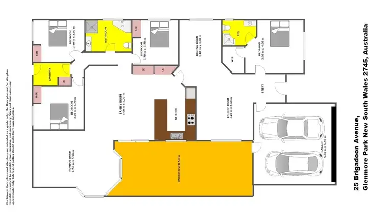 Floorplan of Homely house listing, 25 Brigadoon Avenue, Glenmore Park NSW 2745