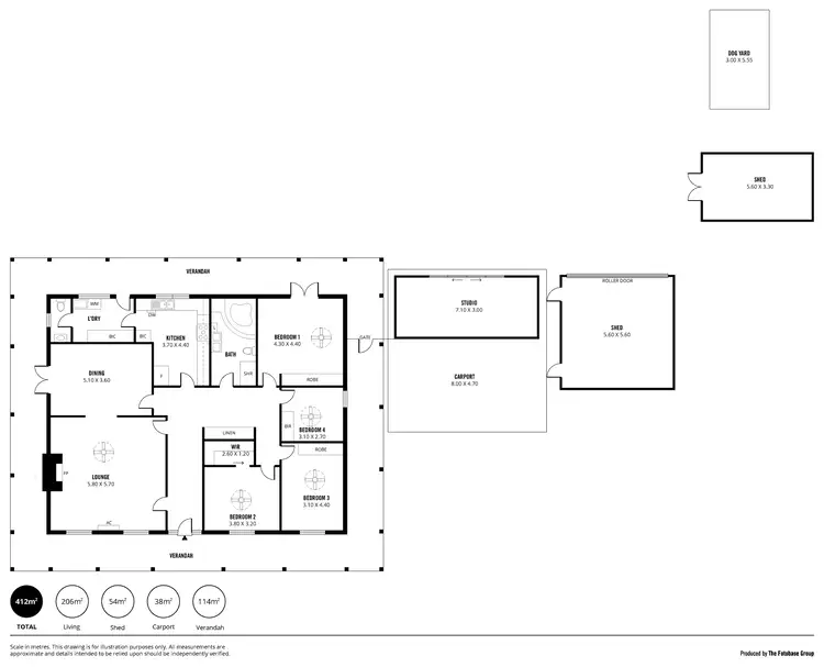 Floorplan of Homely house listing, 53 Matrice Court, Strathalbyn SA 5255