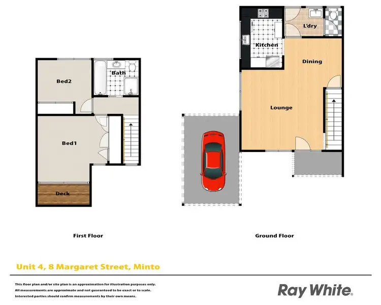 Floorplan of Homely house listing, 4/8 Margaret Street, Minto NSW 2566
