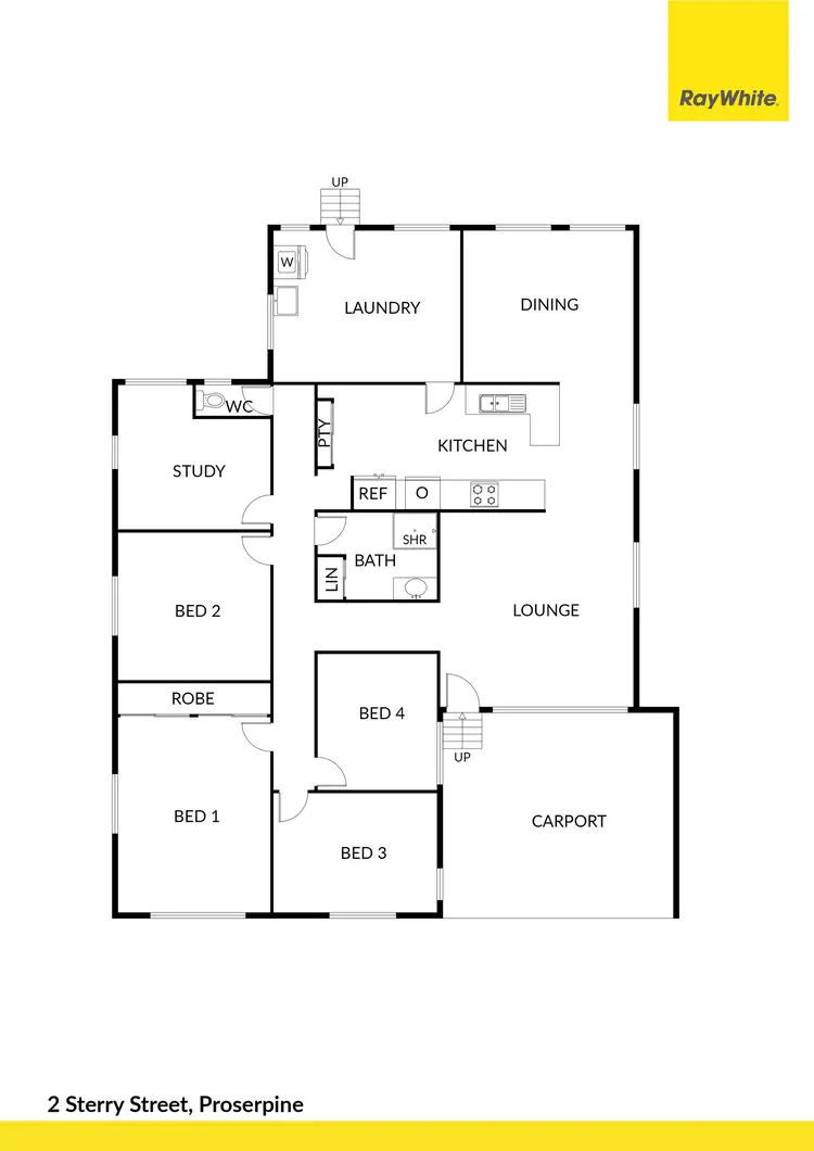 Floorplan of Homely house listing, 2 Sterry Street, Proserpine QLD 4800