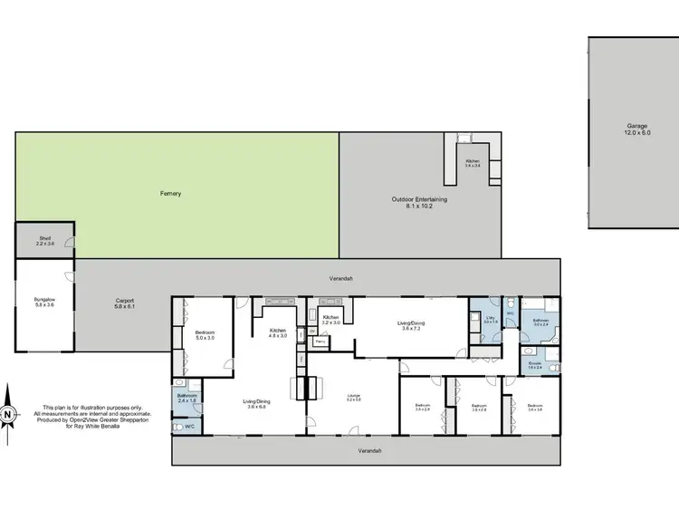 Floorplan of Homely house listing, 9 Farrell Road, Benalla VIC 3672