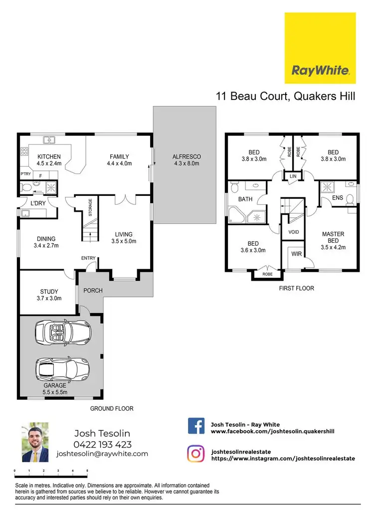Floorplan of Homely house listing, 11 Beau Court, Quakers Hill NSW 2763
